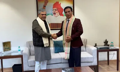 mizoram cm meets railway minister to push sairang–thenzawl line  ilp integration