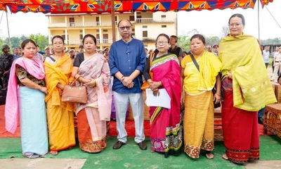 manipur cm reviews jiribam truck terminus  calls for community peace