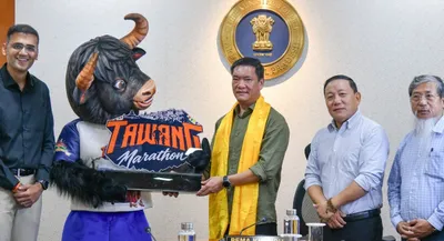 arunachal  tawang marathon 2026 logo  website launched  over 4 000 runners expected