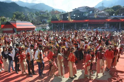 arunachal  ‘chalo loku’ harvest festival celebrated at khonsa