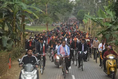 bjp adopts multipronged strategy to win 2021 assam assembly polls