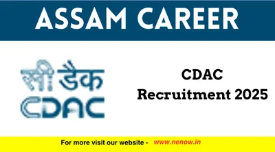 assam career   cdac recruitment 2025  280 posts 
