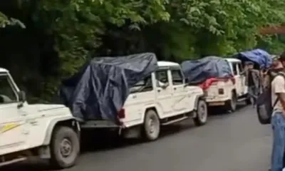 manipur  highway disruptions strand 500 vehicles  raise fears of supply crisis across the state