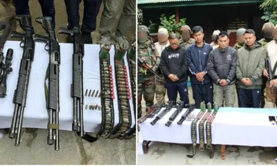 manipur  4 kcp t cadres involved in extortion arrested in thoubal