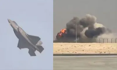 iaf tejas fighter jet crashes during dubai air show  pilot killed