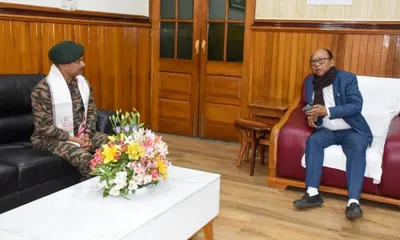 manipur  cm discusses multi layered security after litan violence