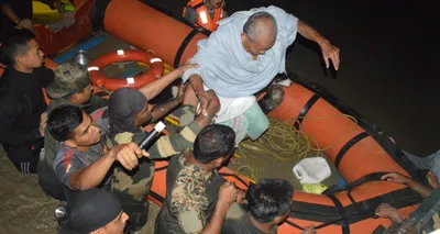 manipur floods  over 220 rescued in cm biren singh’s constituency