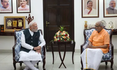 vp elect radhakrishnan bats for viksit bharat amid bjp claim of cross voting