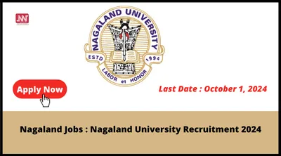 nagaland jobs   nagaland university recruitment 2024