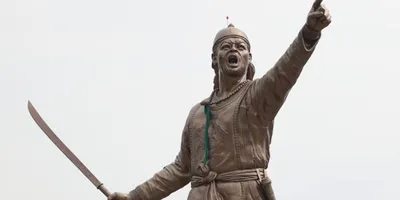 assam  pm modi unveils statue of ahom general lachit borphukan in jorhat