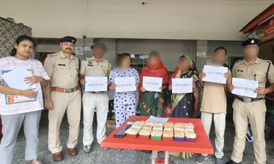 assam  dima hasao police seize 220g heroin at new haflong station  three held