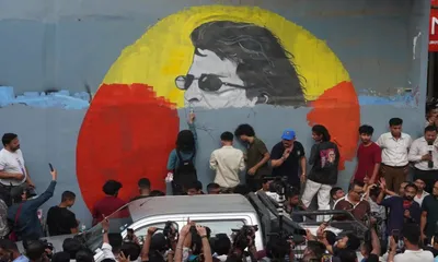 zubeen garg mural row  artist redraws mural in guwahati  alleges police pressure