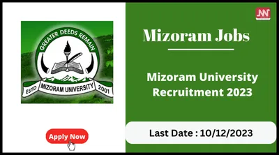 mizoram jobs   mizoram university recruitment 2023