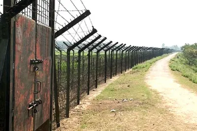 47 584 km international border with bangladesh unfenced in tripura