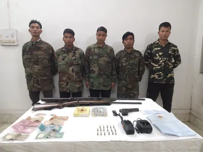 five nlft insurgents surrender in tripura