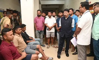 assam  grenade attack on crpf camp in bokakhat injures three police personnel