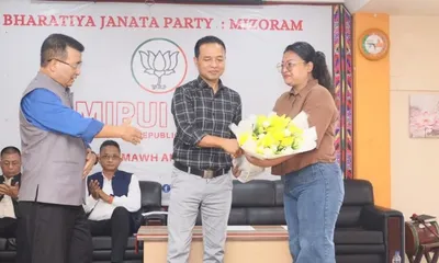 mizoram  bjp announces 10 candidates for upcoming lai autonomous district council polls