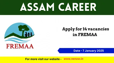 assam career   apply for 14 vacancies in fremaa