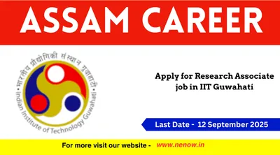 assam career   apply for research associate job in iit guwahati
