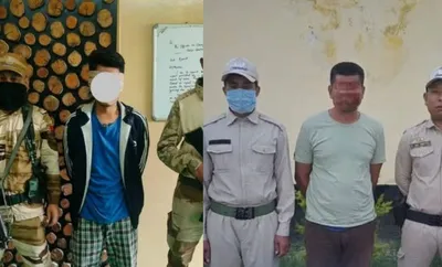 manipur police arrest two kcp cadres for extortion in imphal west