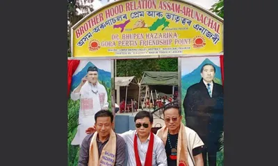 bhupen hazarika’s centenary unites assam and arunachal through selfie…