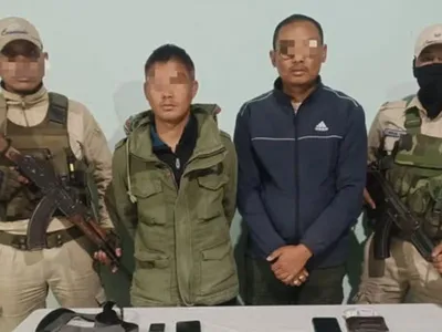 manipur  two g 5 organization members arrested for extortion