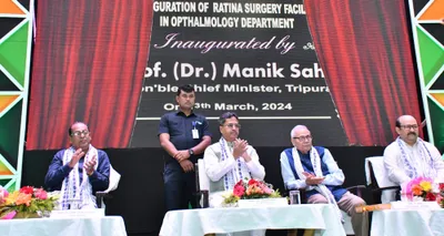 tripura cm unveils eight new healthcare facilities in state