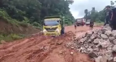 meghalaya government directs nhidcl to repair shillong dawki road immediately