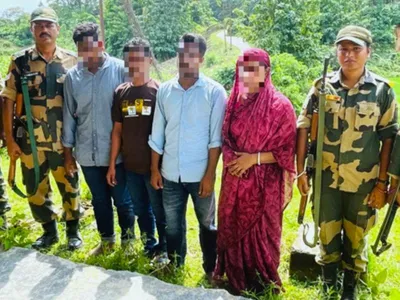 bsf nabs 7 bangladeshi nationals in tripura