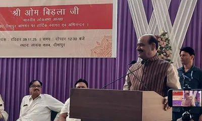 nagaland is a land of courage and bravery  om birla