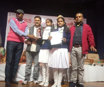 two students from manipur shine bright in hindi olympiad competition at delhi