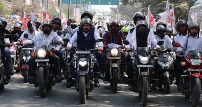 assam  aasu organizes state wide motorcycle rally against caa