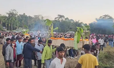 arunachal anjaw crash  bodies of six assam workers brought to tinsukia