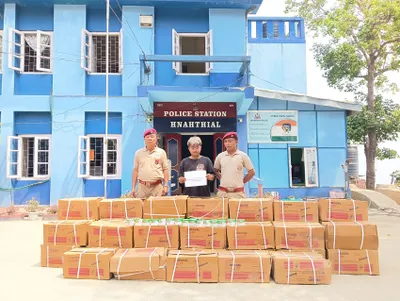 mizoram police seize 8 000 gelatin sticks and 1 500 detonators