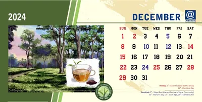 unveiling assam s tea legacy  a 200 year journey celebrated in table calendar