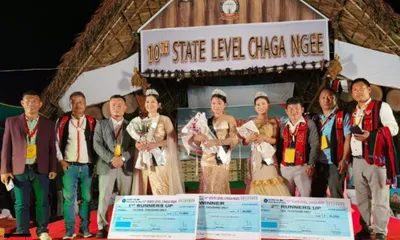 manipur  tamei’s wimarialiu newmai crowned miss chaga contest 2025