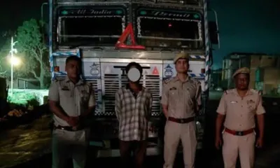 manipur police arrest heavy vehicle lifter  recover stolen oil tanker in mao