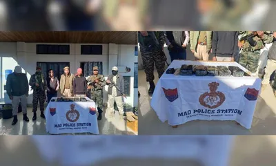 manipur  assamese drug smuggler arrested  methamphetamine worth rs 10 crore seized