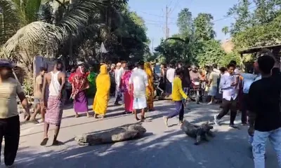 assam  woman killed in wild elephant attack on baksa–barpeta border