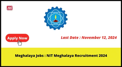 meghalaya jobs   nit meghalaya recruitment 2024