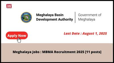 meghalaya jobs   mbma recruitment 2025  11 posts 
