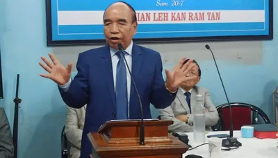 mizoram cm zoramthanga confident of retaining power  says mnf has no link with rss