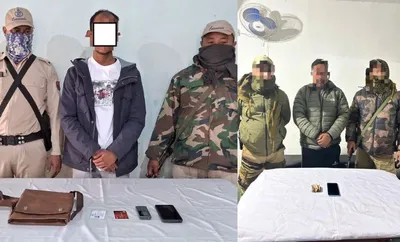 manipur  security forces arrest seven suspected militants