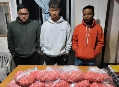 myanmar national among 3 held in mizoram drug bust