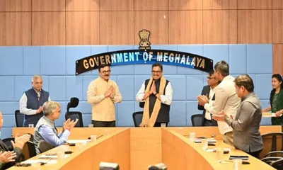 meghalaya  mdoner secretary reviews infra  tourism projects to boost centre–state coordination