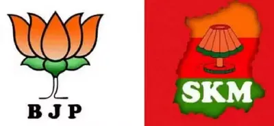 sikkim assembly elections 2024  bjp lodges police complaint against skm