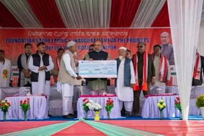 manipur cm launches numerous projects for minority muslims