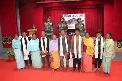 manipur  assam rifles rescue five youths who were forced to join insurgent groups