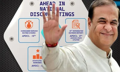 assam cm lauds apdcl s 2nd place in national rankings