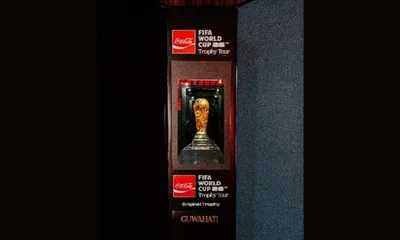 assam  guwahati welcomes fifa world cup trophy as global tour reaches northeast india